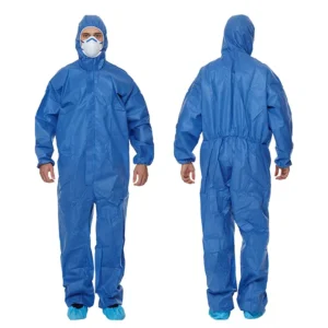 FR Workwear Safety Coveralls Anti Flame Fire Retardant CE Certified Microporous Material Elastrated Hood Protective Clothing