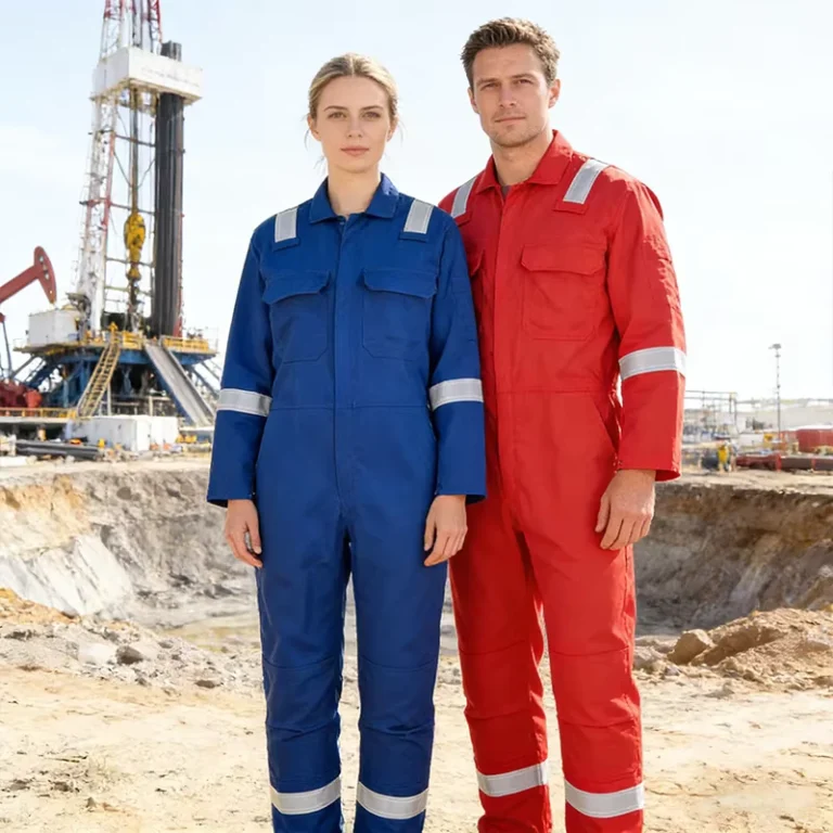 FR-Zipper-FR-Reflective-Tape-Work-Clothes-Jumpsuit-Oil-Gas-Fire-Retardant-Workwear-Uniform-Cotton-Twill-EN11612-FRC-Overalls