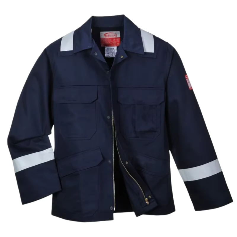 FR25 Welding Clothing High Reflective 100% Cotton Flame Retardant Anti static Industrial Use