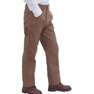 FRC Clothing Fire Resistant Work Trousers 10OZ Cotton Duck NFPA 2112 Flame Resistant Carpenter Pants FRC1704 Model Brass