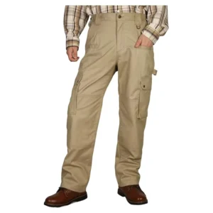 FRC Cotton 7.5OZ for Men Multiple Pockets Water Stain Repellent Fire Retardant Work Pants