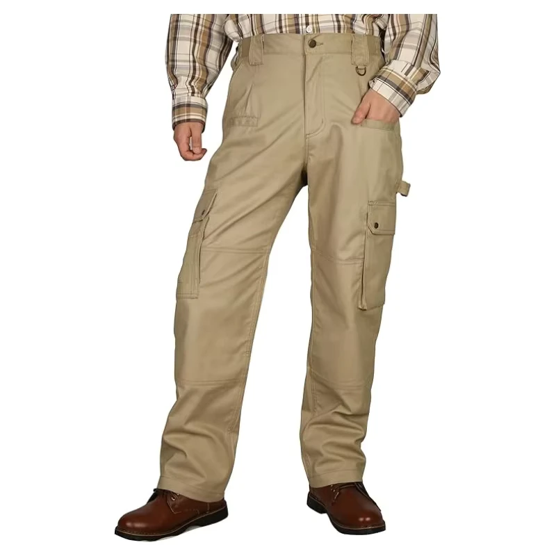 FRC Cotton 7.5OZ for Men Multiple Pockets Water Stain Repellent Fire Retardant Work Pants