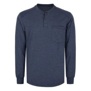 FRC Fire Resistant Apparel 6OZ Workwear Flash Safety CAT2 Fire Retardant Henley Shirts