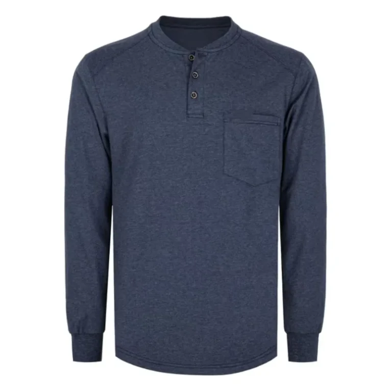 FRC-Fire-Resistant-Apparel-6OZ-Workwear-Flash-Safety-CAT2-Fire-Retardant-Henley-Shirts
