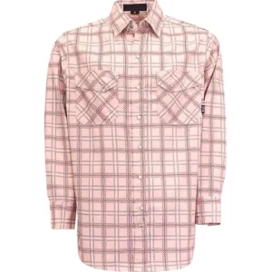 FRC Flame Resistant Shirt CAT2 Fire Retardant Plaid FR NFPA 2112 Certification Anti Static Heat Protection