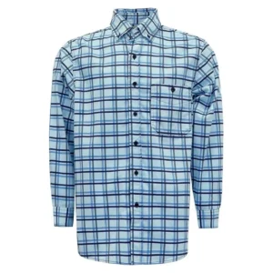 FRC Flame Retardant Garments Plaid Lightweight Arc Rating CAT2 Fire Resistant Shirts