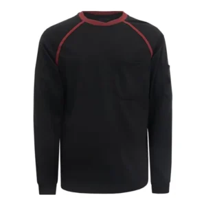 FRC Shirt Fire Proof Knit NFPA 2112 PPE Shirt Flame Resistant 5.5OZ CAT2 Pullover Shirts