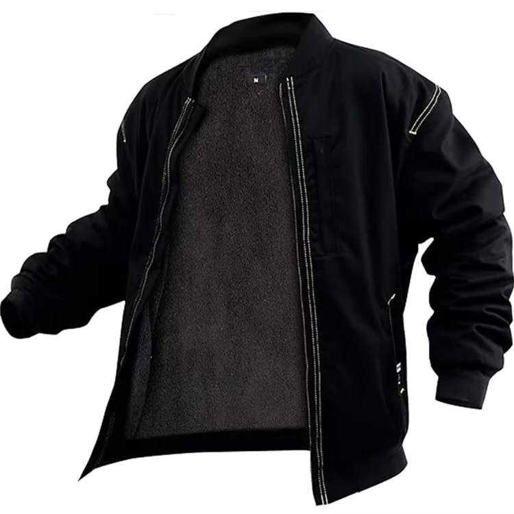 FRC Three Layer Flame Resistant Waterproof Fleece Lined CAT3 Fire Resistant Outwear Oil Resistant FR Workwear Jackets