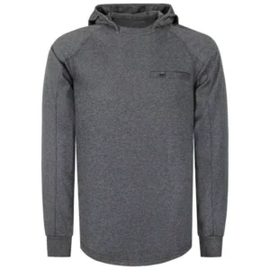 FRC5808Gray Fire Proof Water Repellent FR Loose Fit Mock Neck Shirt in Navy for Construction and Welding