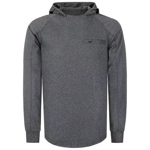 FRC5808Gray Fire Proof Water Repellent FR Loose Fit Mock Neck Shirt in Navy for Construction and Welding