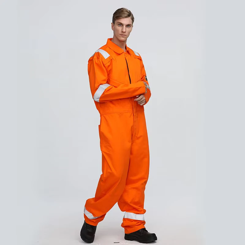 FRECOTEX 100% Cotton Xinke FR Fire Proof Safety Orange Malaysia Coveralls
