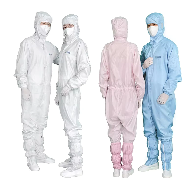 Factory Anti static Working Uniform ESD Coverall ESD Clothes for Cleanroom Class 10