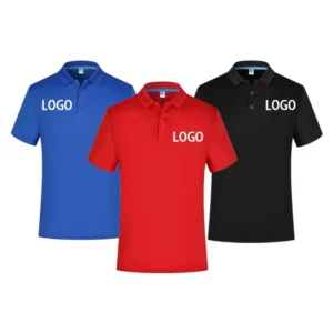 Factory Blank Red Quick-Dry Sports Polo Shirts, Plain, Custom Print