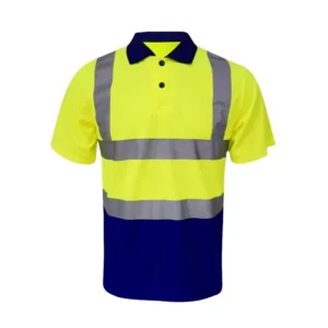 Factory Breathable Skin Friendly Short Sleeve Shirt High Visibility Hi Viz Polo Shirt