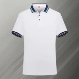 Factory Cotton Custom Casual Men’s Polo T Shirt Stock Office Tshirt