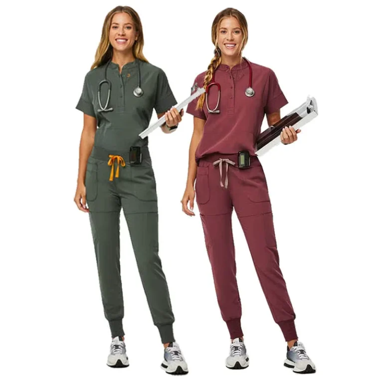 Factory-Custom-Athletic-Nursing-Scrubs-Uniforms-Sets-Joggers-Spandex-Medical-Hospital-Scrubs-Uniforms