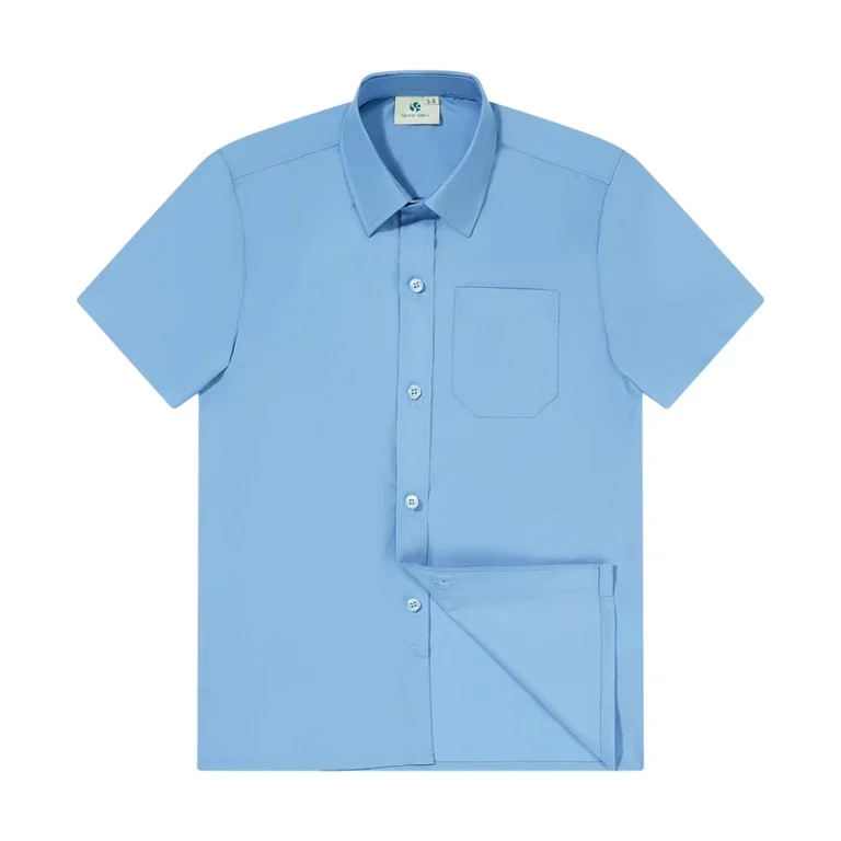Factory-Custom-Color-Plain-Boys-School-Uniform-Shirts