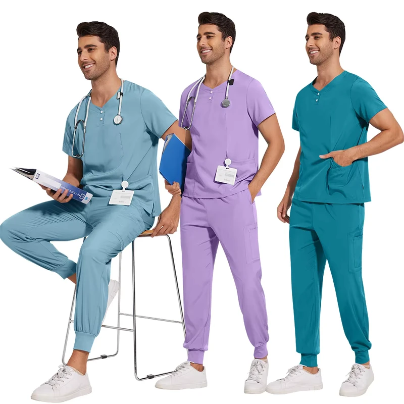 Factory Custom Hospital Medical Scrubs Lightweight Doctor Nurse Suit Nurse Scrub Sets