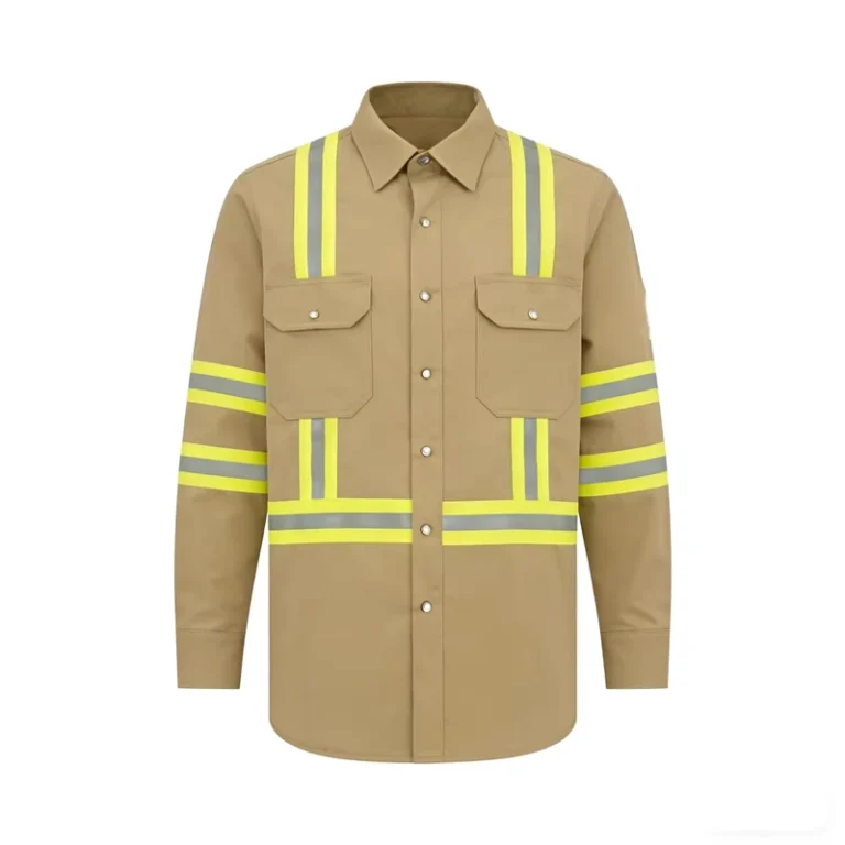 Factory-Custom-Logo-Cotton-Hivis-Workwear-Comfortable-Breathable-Work-Shirts