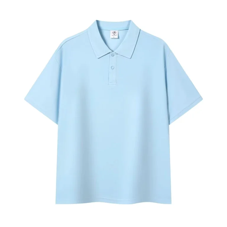 Factory-Custom-Mens-Anti-Wrinkle-Embroidered-Button-Down-Short-Sleeve-for-Shirts-Sports-Golf-Knitted-Polyester