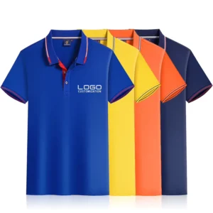 Factory Custom Polyester Cotton Mens Golf Polo T Shirt High Quality Casual Men Work Uniform Polo T Shirt