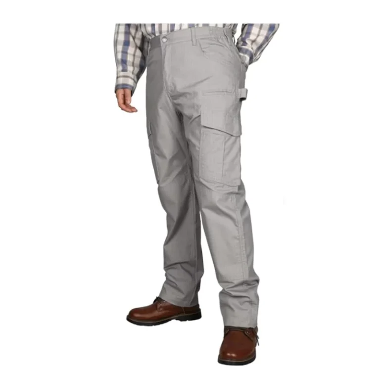 Factory-Custom-Safety-Ripstop-AntiTear-FR-Cargo-Pants-6OZ-Cotton-Stretchy-Waterproof-CAT2-Arc-Flash-Protection-ATPV-8cal-cm2