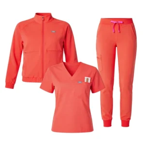 Factory Custom Scrub Anti Wrinkle Hospital Uniform Jacket Stretch Nursing Uniforms Medical Scrub Jackets Nurse Sets