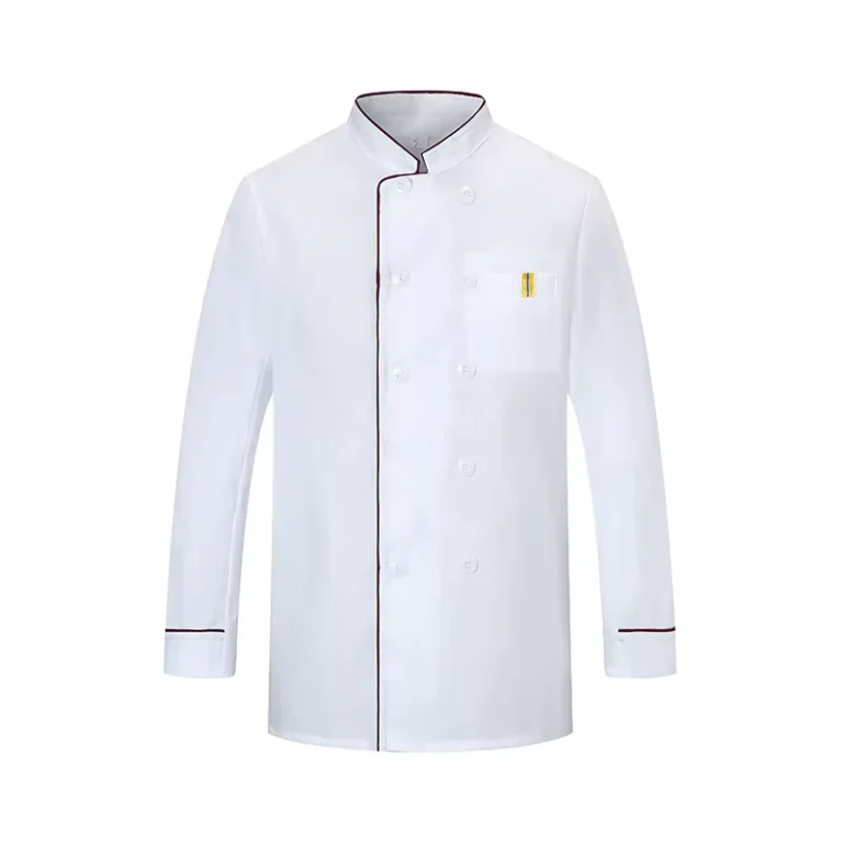 Factory-Custom-Womens-Chef-Uniform-Jacket-in-Navy-and-White