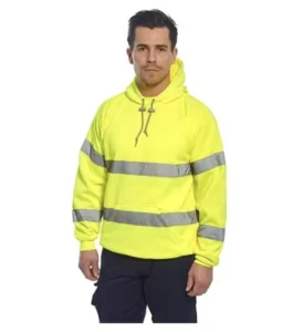 Factory Customization Hi-vis Waterproof Sweatshirt Pullover Jumper Safety Reflective ANSI Class 3 Workwear Hoodie Logo for Adult