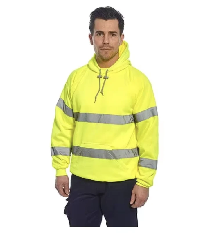 Factory-Customization-Hi-vis-Waterproof-Sweatshirt-Pullover-Jumper-Safety-Reflective-ANSI-Class-3-Workwear-Hoodie-Logo-for-Adult