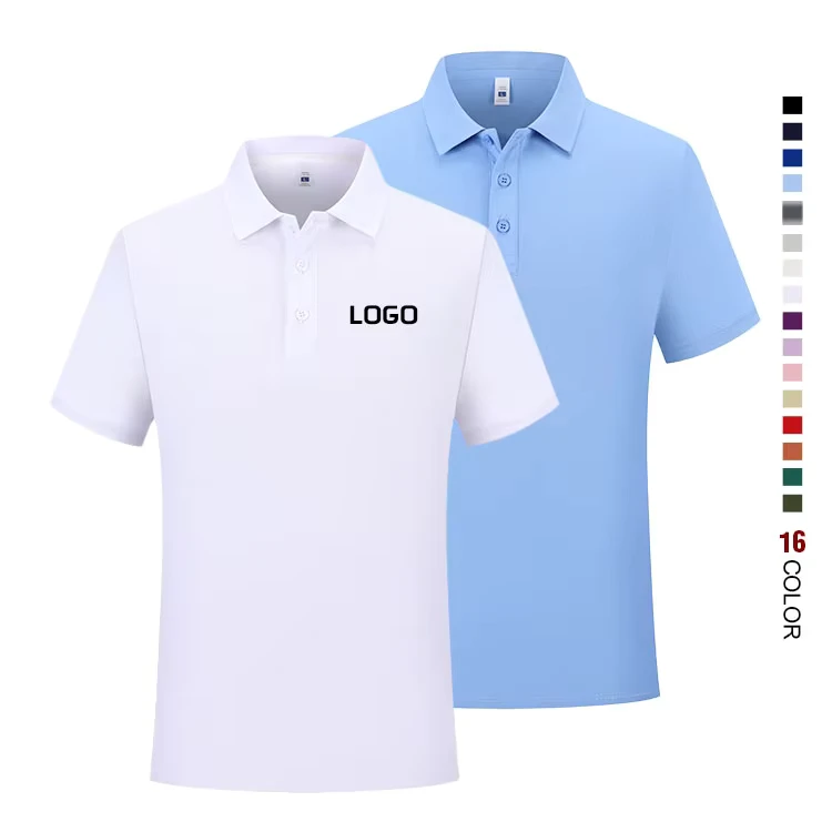 Factory Customized Cotton Men's Polo Shirt Business Style Golf Outdoor Sport Casual Oversized Fit