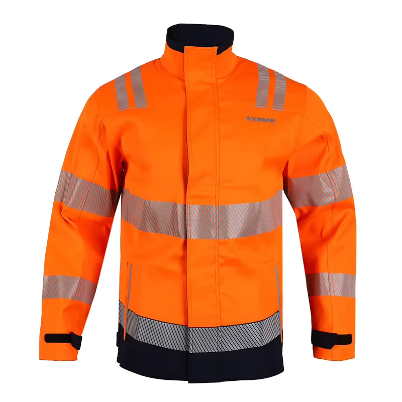 Factory Customized Flame Retardant Resistant Coat Workwear Safety Clothing Jackets and Welder Uniforms