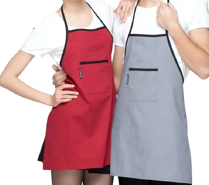 Factory-Direct-100-Cotton-Kitchen-Apron-for-Fast-Food-Restaurant-Uniform