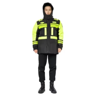 Factory Direct Adult Outdoor Traffic Safety Jacket Waterproof Cotton Padded Reflective Hi Vis Customizable Logo Better Color