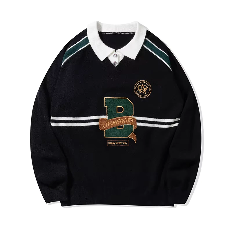 Factory Direct Custom Knitted Sweater OEM ODM Service Custom Logo Color Size Anti Pilling Sweaters for Men