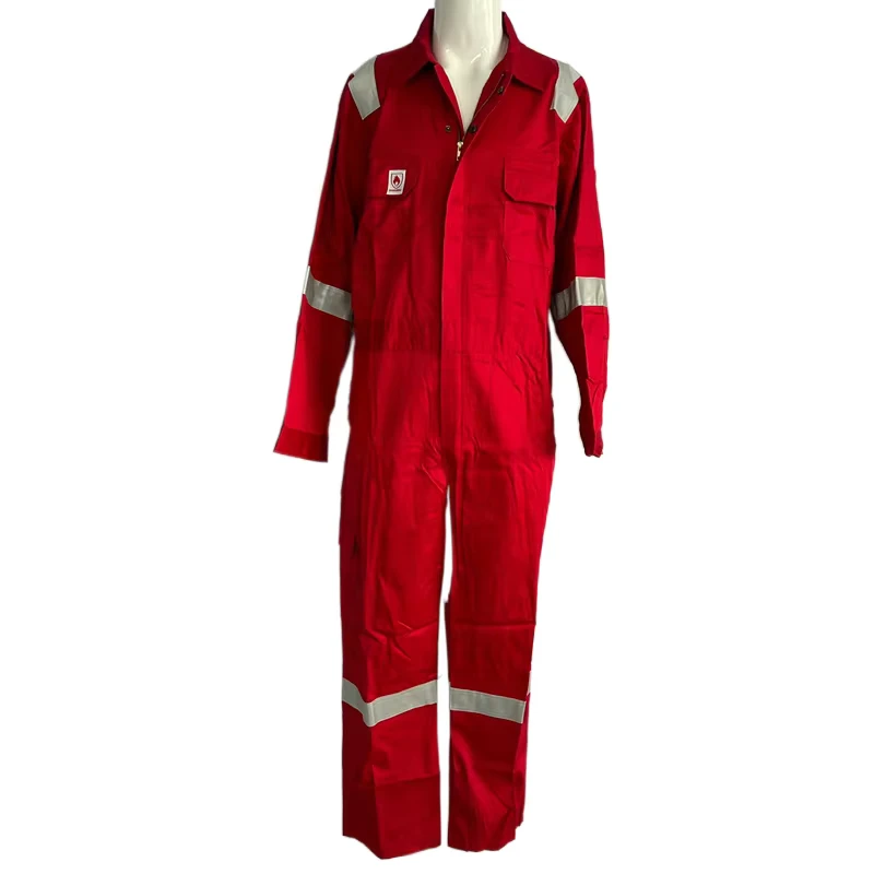Factory Direct Customized FRC Clothing Heavyweight Reflective Safety Clothing Unisex FR Coverall for Men With Reflector