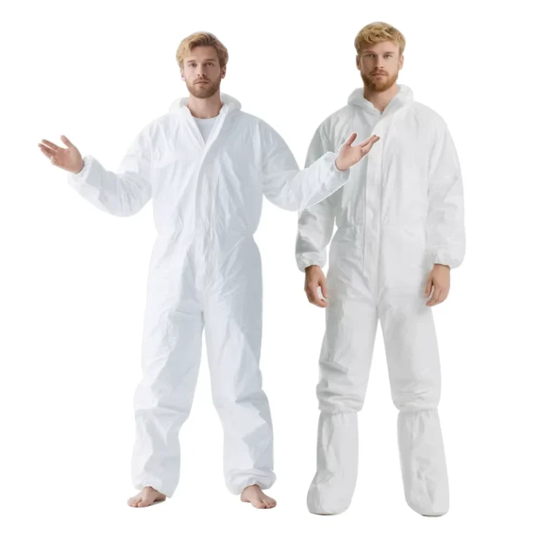 Factory-Direct-Disposable-Dustproof-Chemical-Protective-Anti-Static-Waterproof-Microporous-Coverall-Level-D