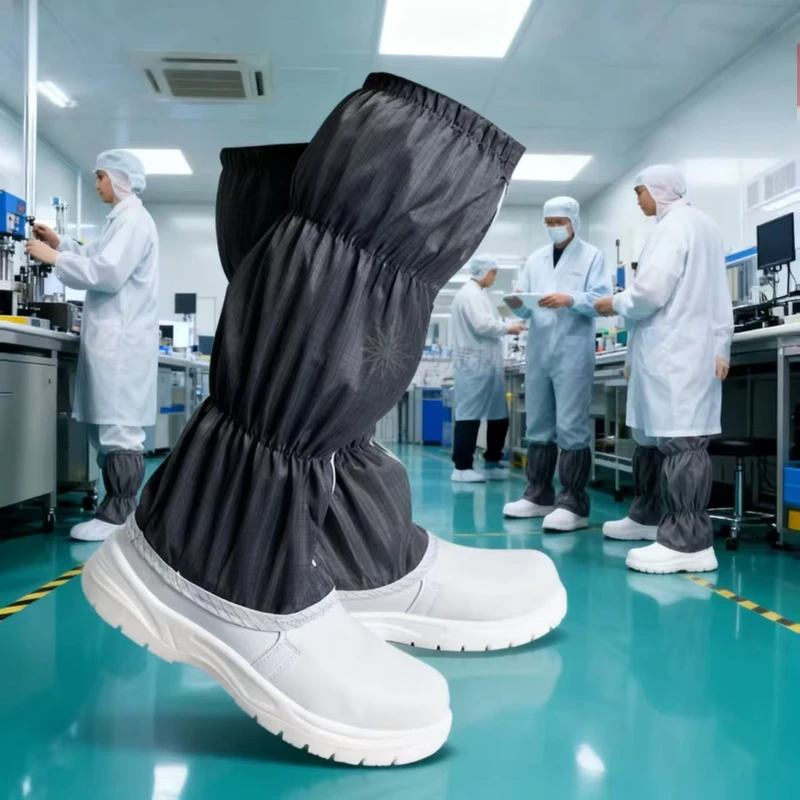 Factory Direct Electronic Industry Clean Room ESD Long Antistatic Boots