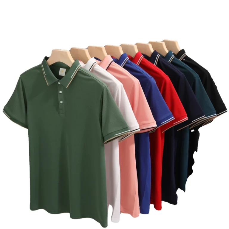 Factory-Direct-High-Quality-Formal-Pima-Cotton-for-Polo-Shirts-M-4XL-3D-Printed-Logo-Short-Sleeves-Anti-Wrinkle-Knitted-T-Shirt