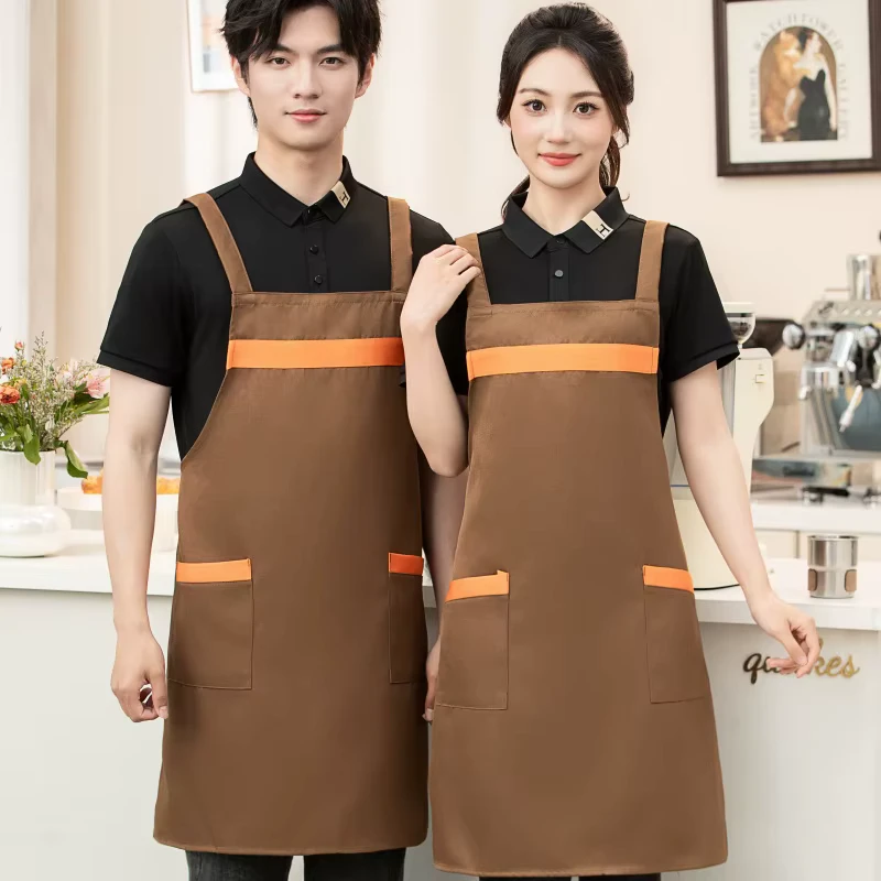 Factory Direct Hotel and Restaurant Apron Breathable Catering Chef Uniform Kitchen Workwear