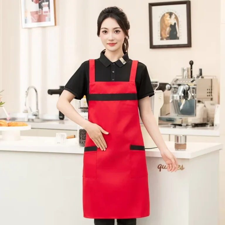 Factory-Direct-Hotel-and-Restaurant-Apron-Catering-Chef-Uniform-Kitchen-Staff-Work-Clothes-Unisex