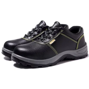 Factory Direct Men’s Microfiber Work Shoes Steel Toe Waterproof Anti Slip Anti Puncture Sports Sneaker Foot Protection