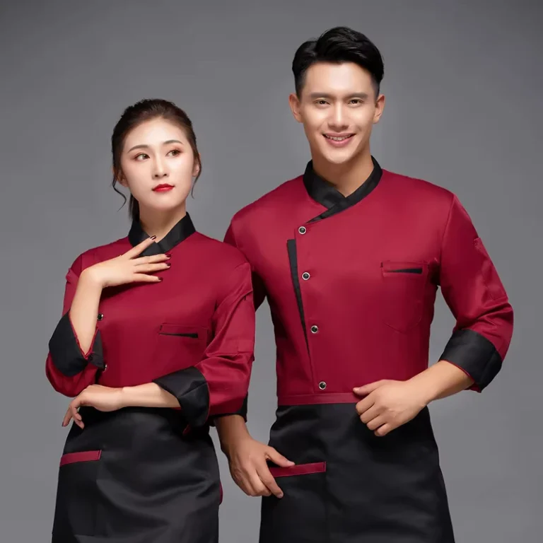 Factory-Direct-Restaurant-Uniform-Dress-Chef-Uniform-Custom-Restaurant-Uniform-Waiter
