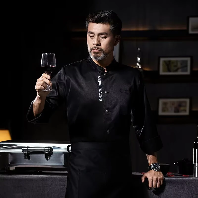 Factory Direct Restaurant Uniform Dress Custom Restaurant Uniform Waiter Chef Uniform