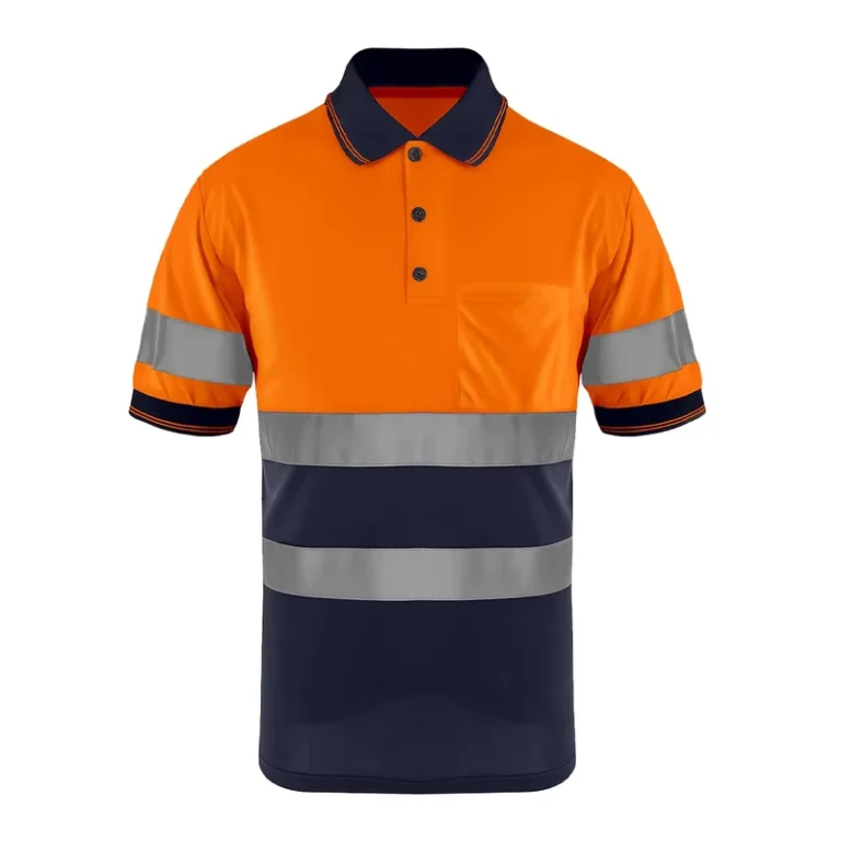 Factory-Direct-Safety-Reflective-Polo-Shirt-Hi-Vis-Quality-Breathable-Safety-t-Shirt