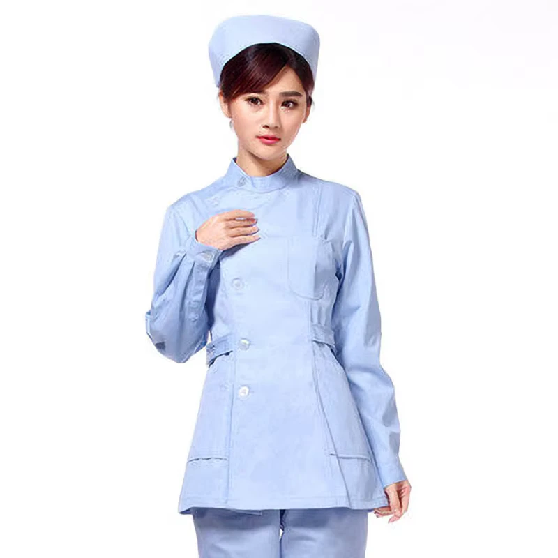 Factory Direct Solid-Color Stretch Nurse Uniform Workwear