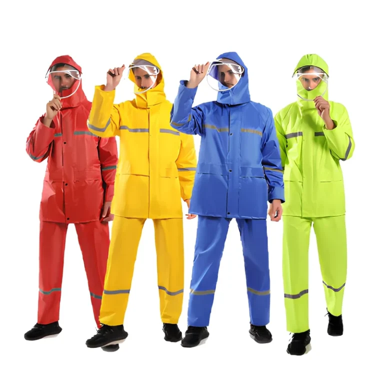Factory-Direct-Split-Reflective-Rain-Suit-Waterproof-Oxford-Cloth-Raincoat-Pants-Durable-Foldable-for-Sanitation-Outdoor-Work
