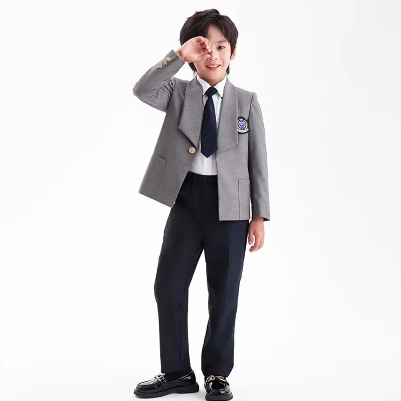 Factory Direct Unisex College Style School Uniform for Kindergarten & Primary