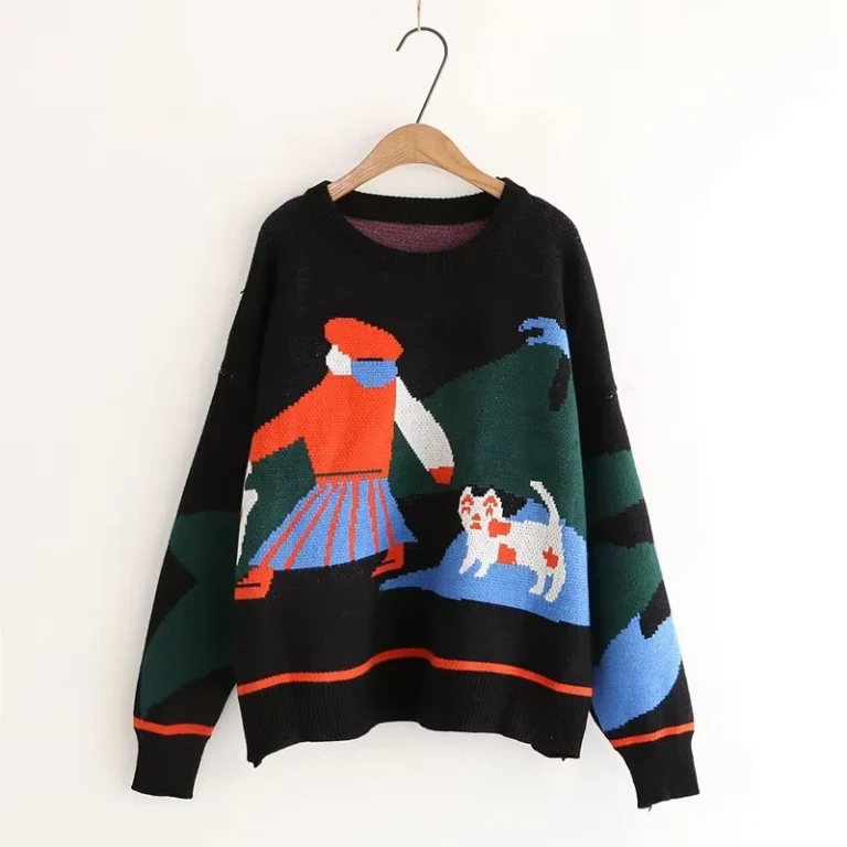Factory-Direct-Women-Jacquard-Knitwear-Sweater