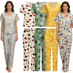 Factory Directly High Quality Custom Cotton Medical Scrubs Uniforms Breathable Nursing Uniform for Clinic Hospital Use Women’s